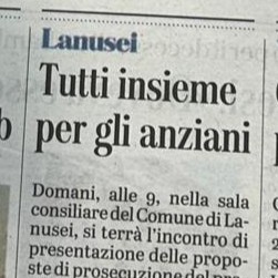 Lanusei. Nuove attività con il progetto “Tutti Insieme. Aggregazione per gli anziani”