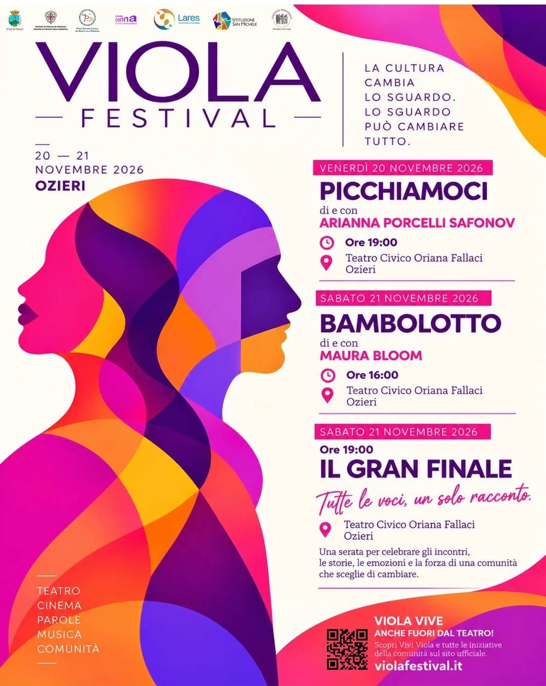 Ozieri. Al via le prenotazioni per Viola Festival 2026